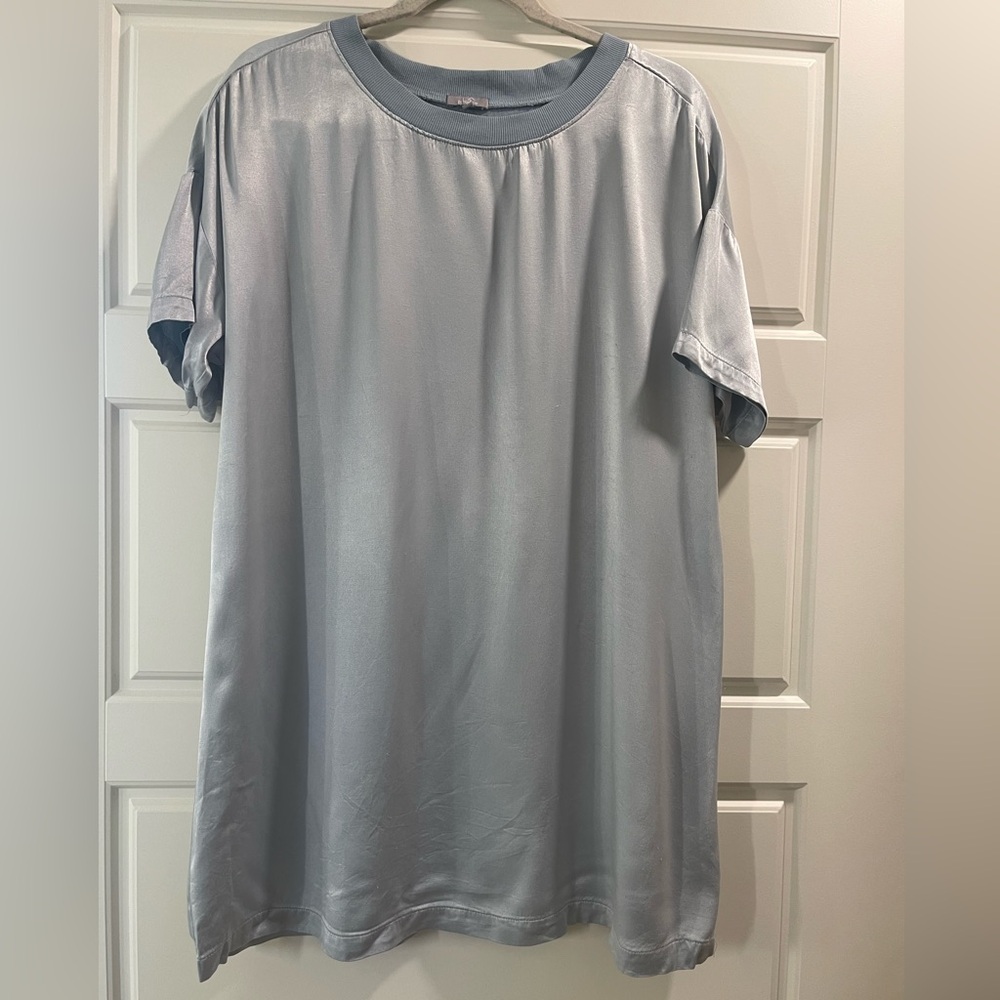 Women’s PJ HARLOW Crew Neck Satin Dress